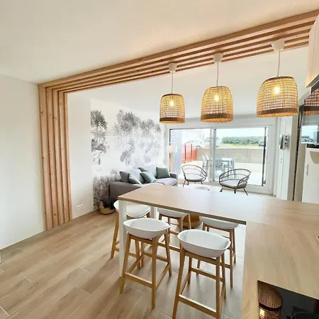 T3 Neuf Archi Cocooning Terrasse Face A La Apartment Ploemeur
